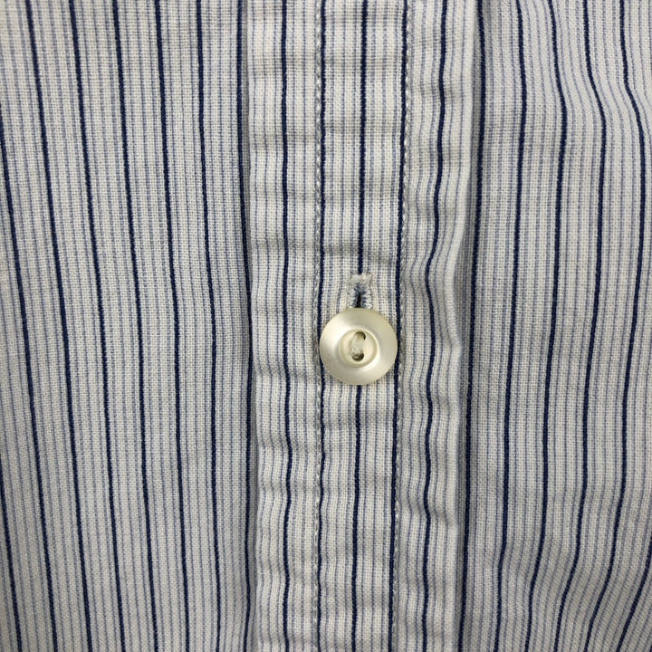 Ralph Lauren Jeans Co. multi-stripe long-sleeved button-down shirt, men's size M cotton white type Vintage Second Hand