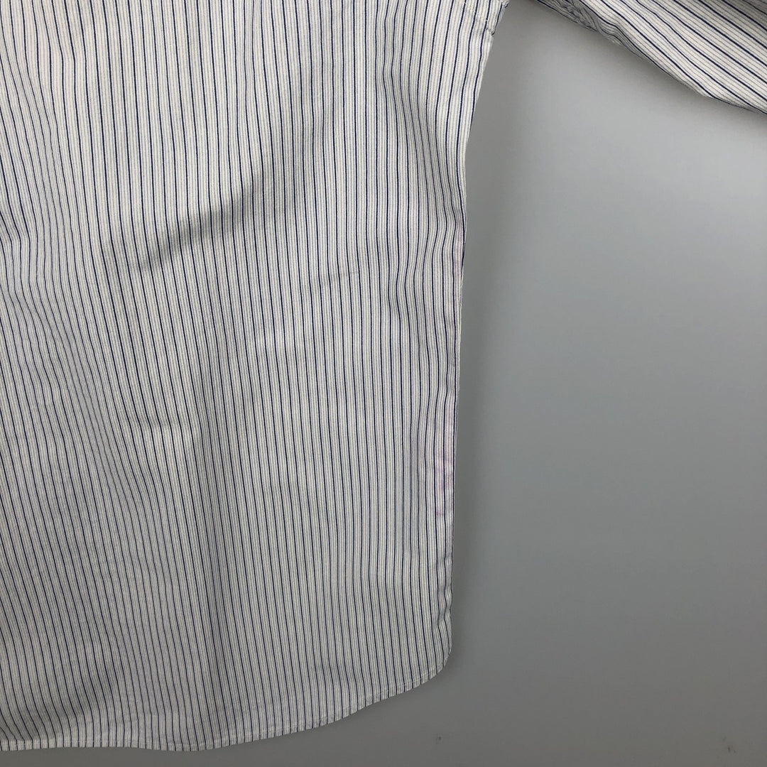 Ralph Lauren Jeans Co. multi-stripe long-sleeved button-down shirt, men's size M cotton white type Vintage Second Hand