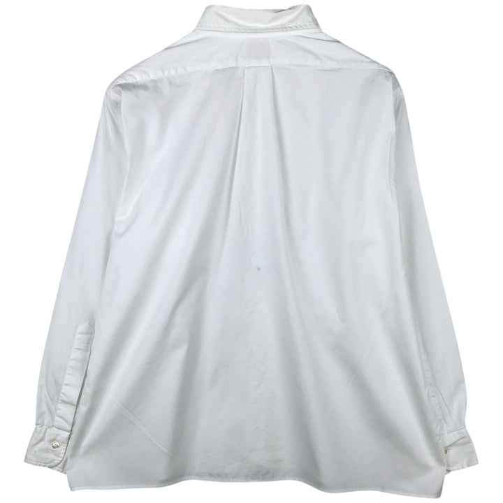 Brooks Brothers MAKERS Long Sleeve Button Down Shirt Made in USA Men's Size L cotton white type Vintage Second Hand