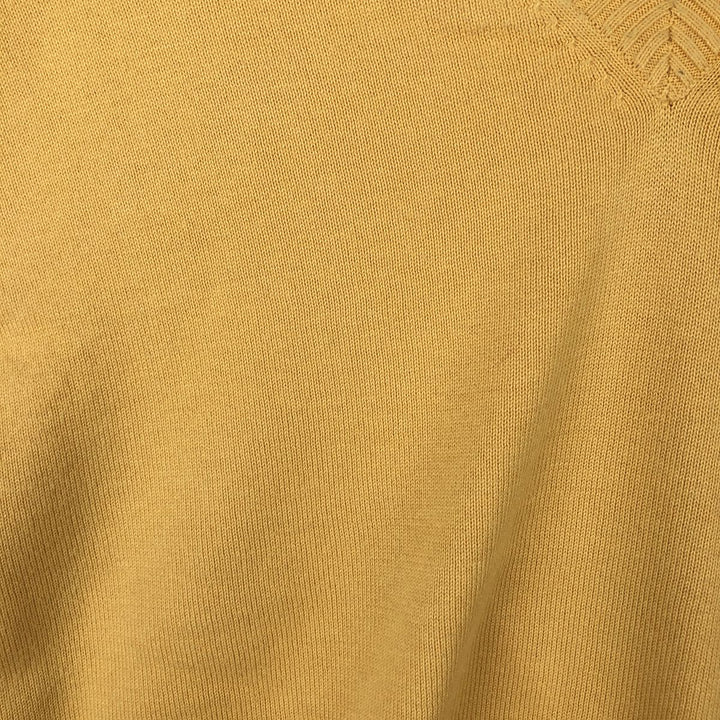 Brooks Brothers V-neck Pima cotton knit vest, men's size XL (approx.) Pima Cotton yellow type Vintage Second Hand