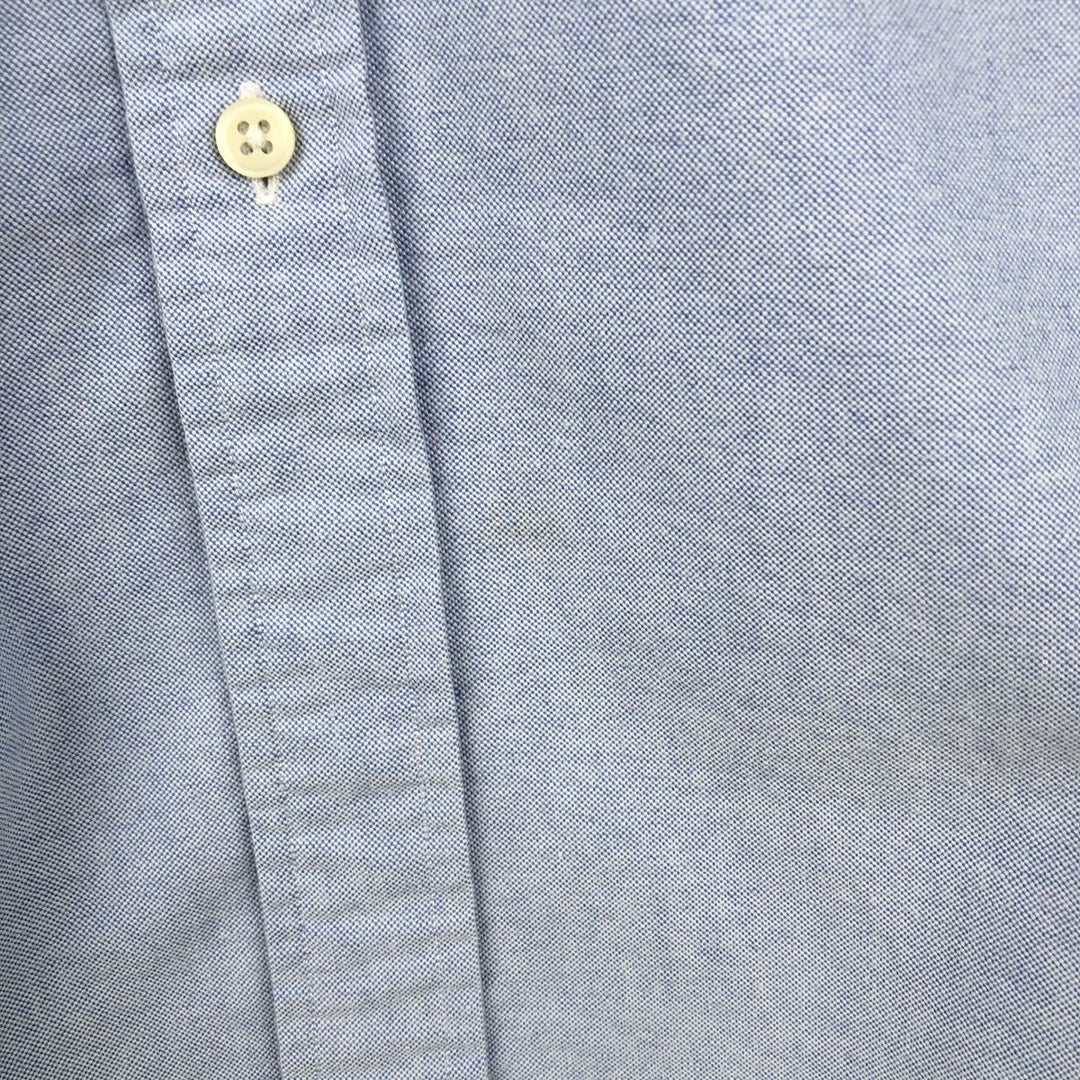 Ralph Lauren CUSTOM FIT long sleeve button down shirt, men's size L cotton Blue type light blue Vintage Second Hand