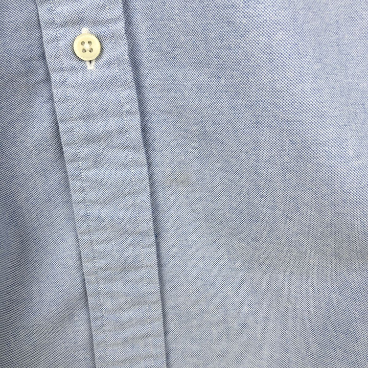 Ralph Lauren CUSTOM FIT long sleeve button down shirt, men's size L cotton Blue type light blue Vintage Second Hand