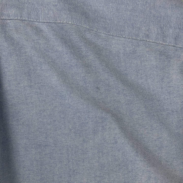 Ralph Lauren CUSTOM FIT long sleeve button down shirt, men's size L cotton Blue type light blue Vintage Second Hand