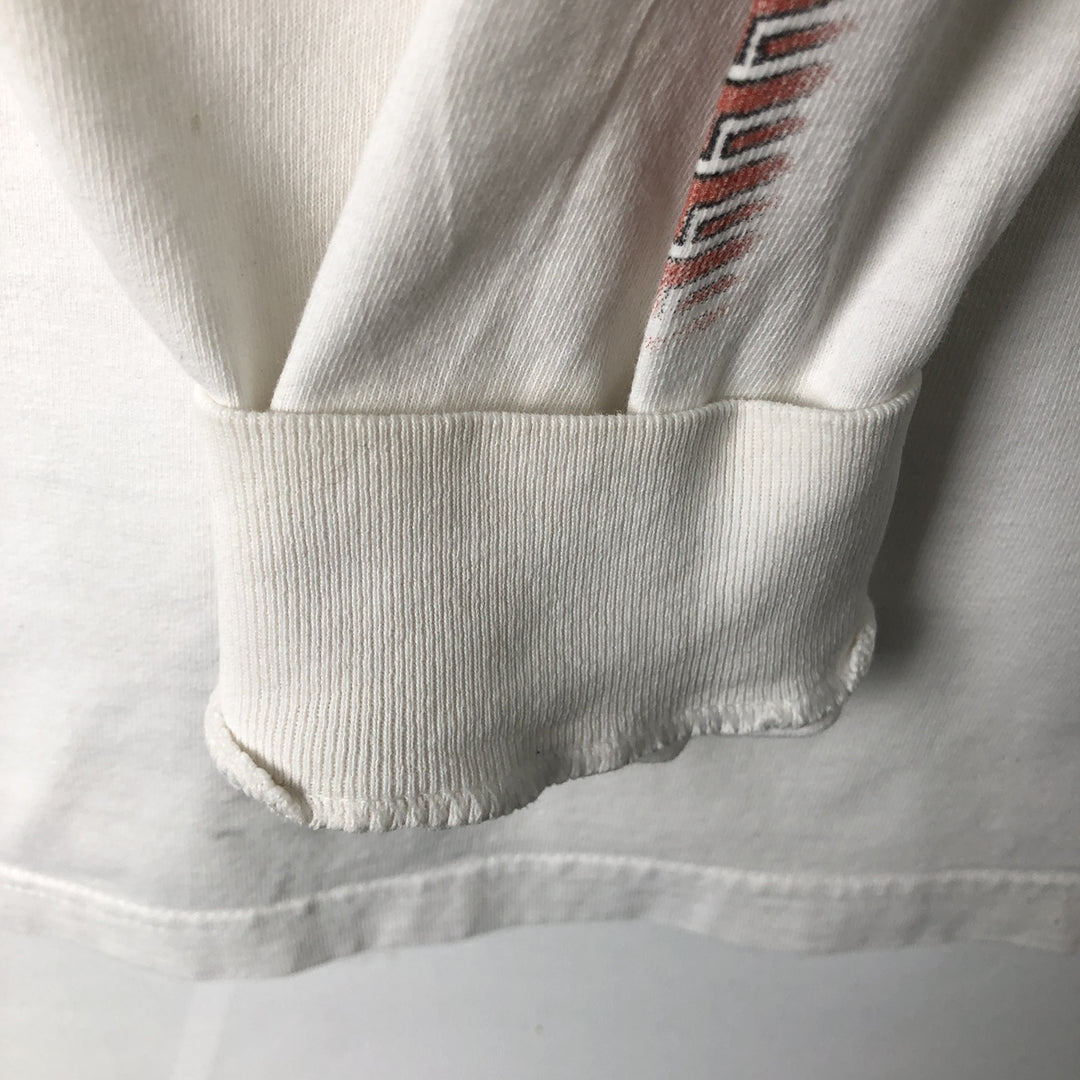 00'S Harley-Davidson Long Sleeve T-Shirt, Men's XL Size unclear white type Vintage Second Hand