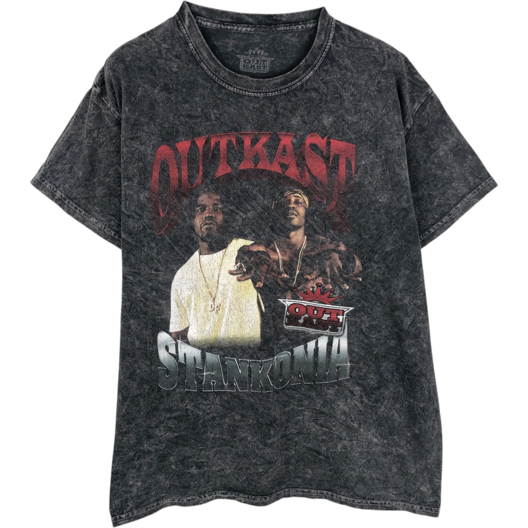OUTKAST Band T-Shirt, Men's Size L (equivalent) cotton black type Vintage Second Hand