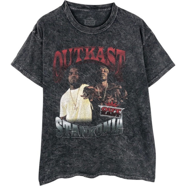 OUTKAST Band T-Shirt, Men's Size L (equivalent) cotton black type Vintage Second Hand