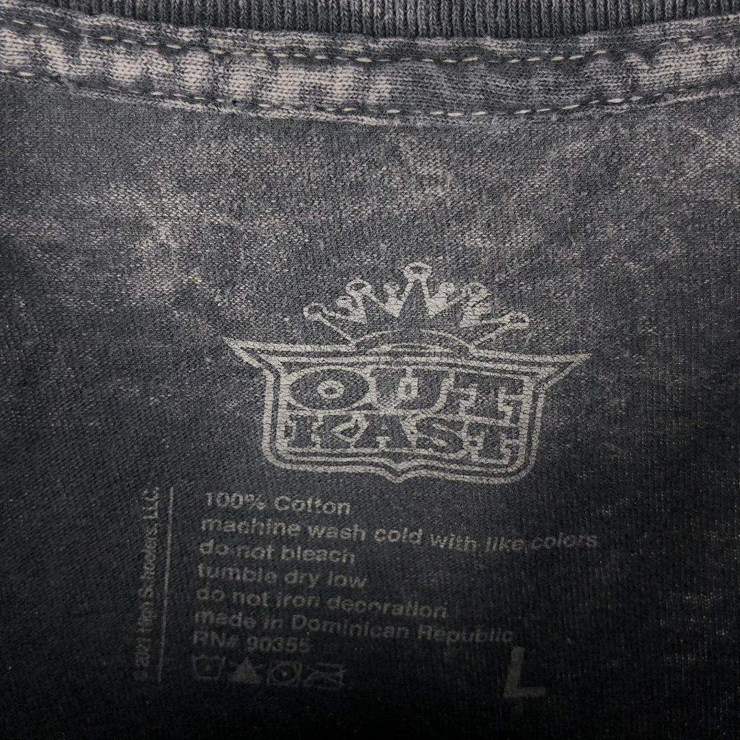 OUTKAST Band T-Shirt, Men's Size L (equivalent) cotton black type Vintage Second Hand
