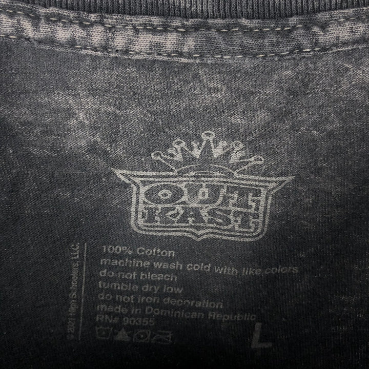 OUTKAST Band T-Shirt, Men's Size L (equivalent) cotton black type Vintage Second Hand