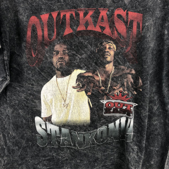 OUTKAST Band T-Shirt, Men's Size L (equivalent) cotton black type Vintage Second Hand