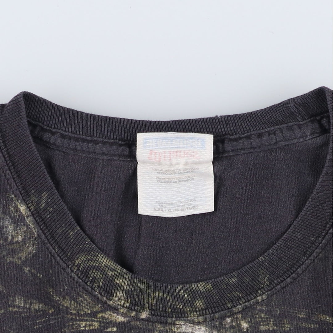 2000'S Hanes DISRURBED Band T-shirt, Men's XL equivalent. cotton black type Vintage Second Hand