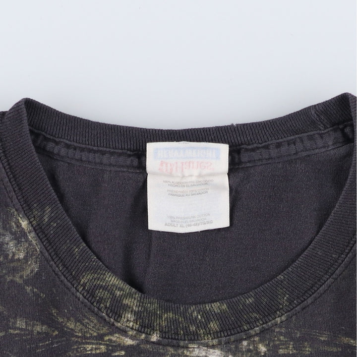 2000'S Hanes DISRURBED Band T-shirt, Men's XL equivalent. cotton black type Vintage Second Hand