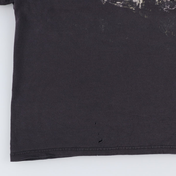 2000'S Hanes DISRURBED Band T-shirt, Men's XL equivalent. cotton black type Vintage Second Hand