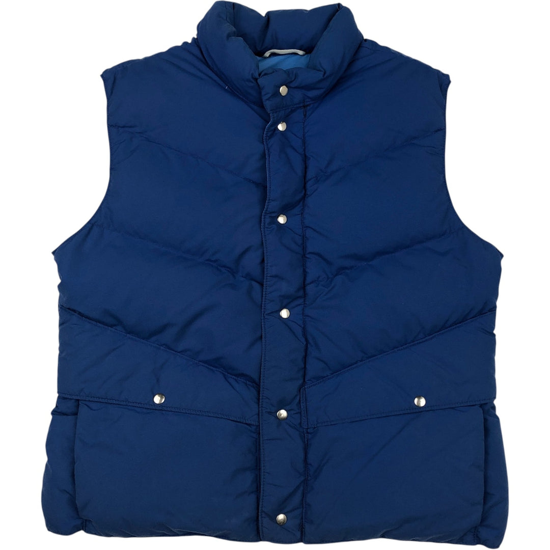 CB Sports Down Vest, Men's Size L (approx.), Vintage unclear blue type Vintage Second Hand