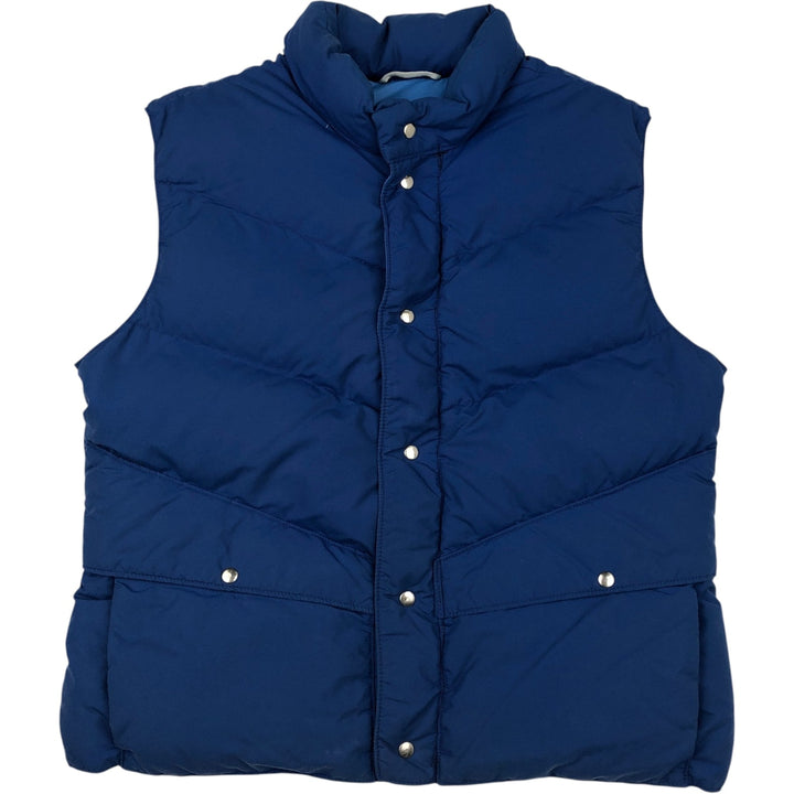 CB Sports Down Vest, Men's Size L (approx.), Vintage unclear blue type Vintage Second Hand