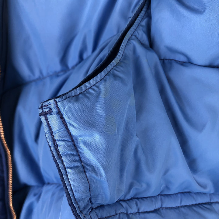 CB Sports Down Vest, Men's Size L (approx.), Vintage unclear blue type Vintage Second Hand