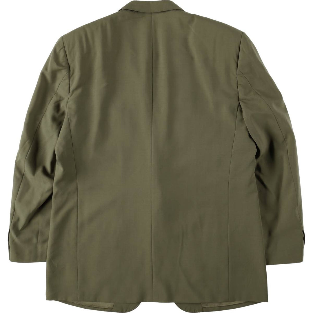 Burberry's wool tailored jacket, made in Spain, men's size XL. wool Khaki type Vintage Second Hand