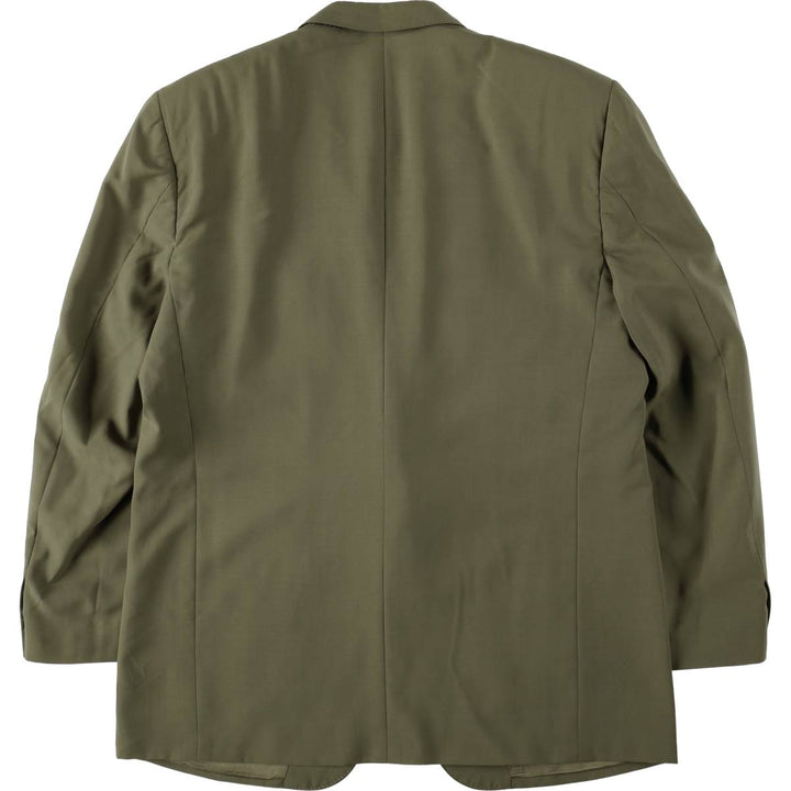 Burberry's wool tailored jacket, made in Spain, men's size XL. wool Khaki type Vintage Second Hand