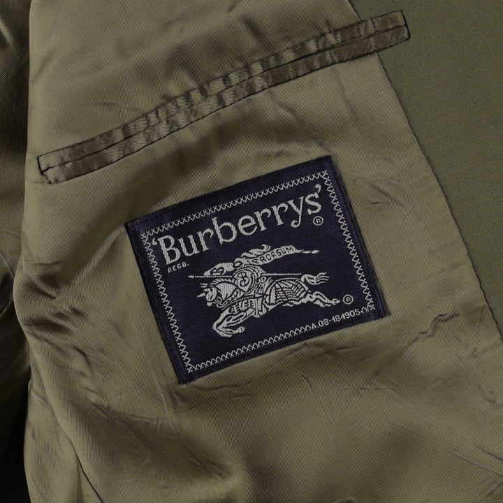 Burberry's wool tailored jacket, made in Spain, men's size XL. wool Khaki type Vintage Second Hand
