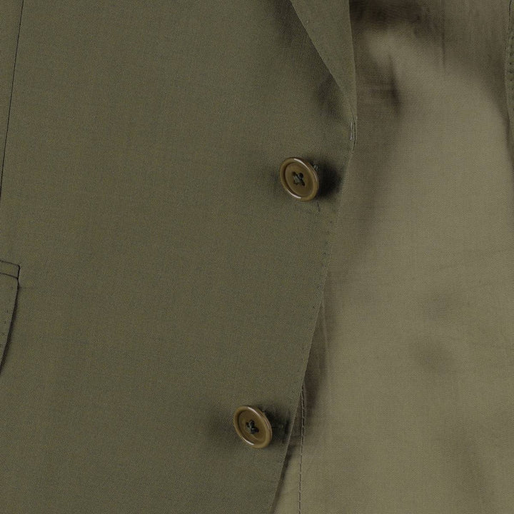 Burberry's wool tailored jacket, made in Spain, men's size XL. wool Khaki type Vintage Second Hand