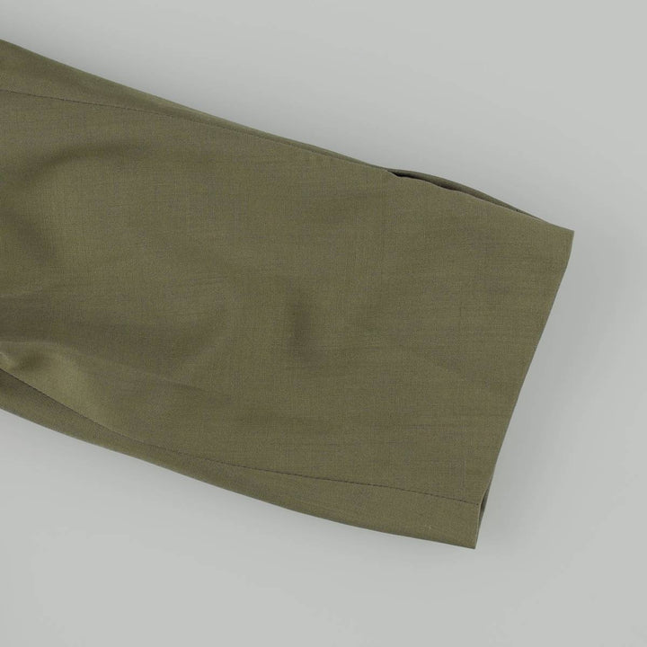 Burberry's wool tailored jacket, made in Spain, men's size XL. wool Khaki type Vintage Second Hand