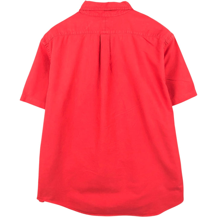 Ralph Lauren POLO RALPH LAUREN CLASSIC FIT Short-Sleeve Button-Down Shirt, Men's Size XXL (approx.) cotton red type Vintage Second Hand
