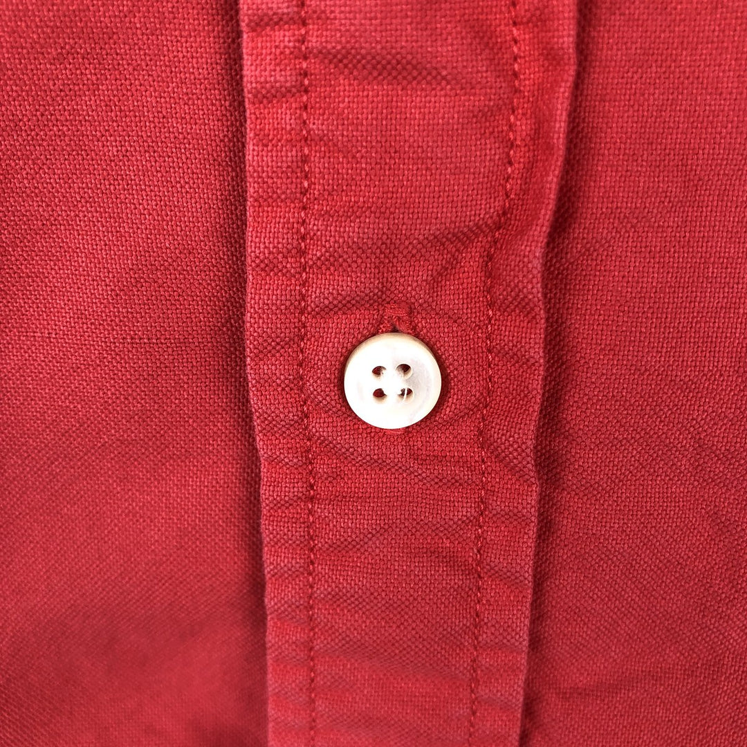 Ralph Lauren POLO RALPH LAUREN CLASSIC FIT Short-Sleeve Button-Down Shirt, Men's Size XXL (approx.) cotton red type Vintage Second Hand