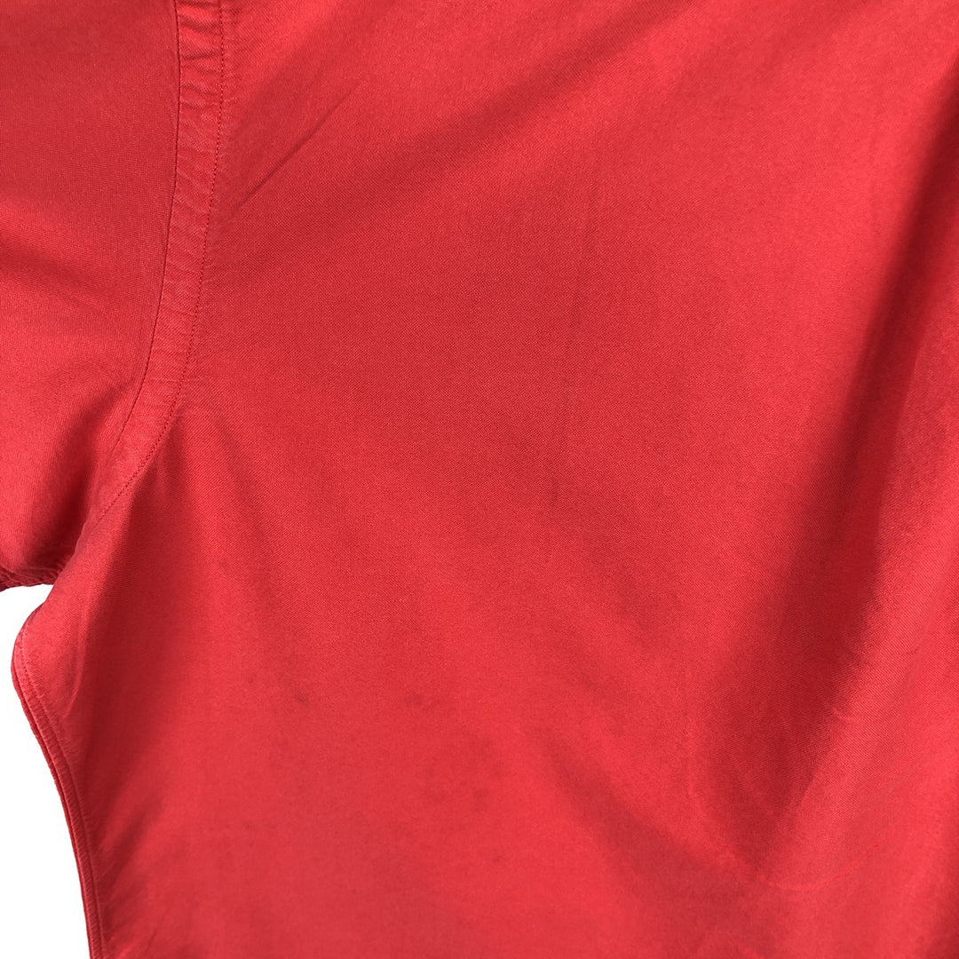 Ralph Lauren POLO RALPH LAUREN CLASSIC FIT Short-Sleeve Button-Down Shirt, Men's Size XXL (approx.) cotton red type Vintage Second Hand