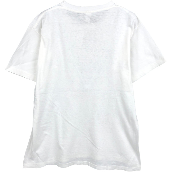 ~90'S Nike sports print t-shirt, made in West Germany, men's size L equivalent, vintage. cotton white type Vintage Second Hand