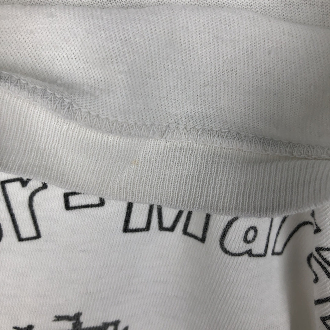 ~90'S Nike sports print t-shirt, made in West Germany, men's size L equivalent, vintage. cotton white type Vintage Second Hand