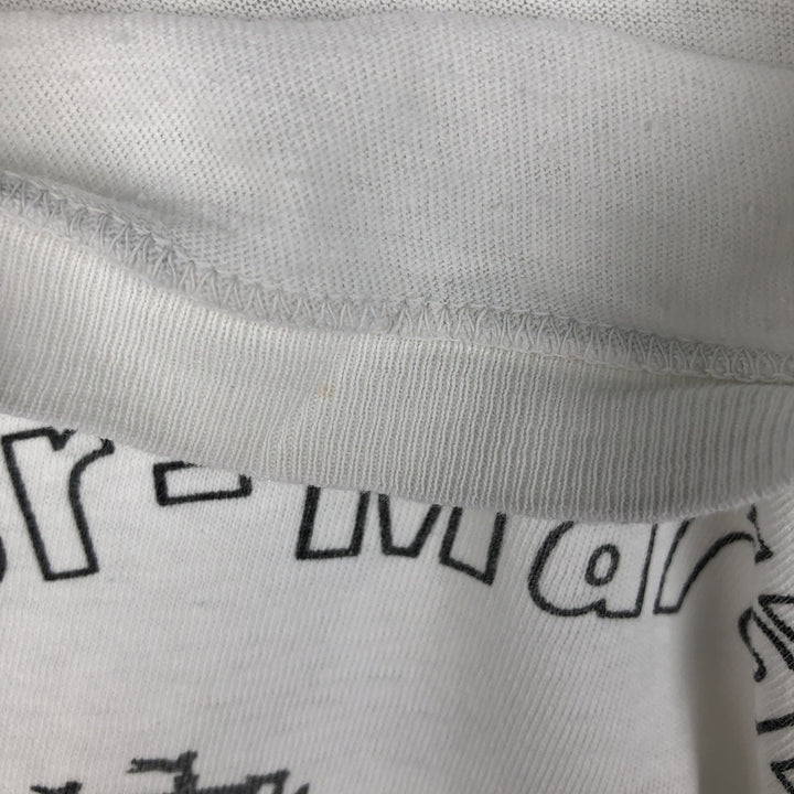 ~90'S Nike sports print t-shirt, made in West Germany, men's size L equivalent, vintage. cotton white type Vintage Second Hand