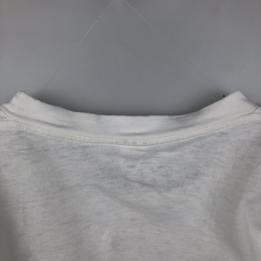 ~90'S Nike sports print t-shirt, made in West Germany, men's size L equivalent, vintage. cotton white type Vintage Second Hand