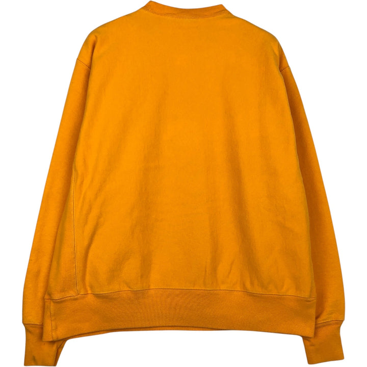 Champion REVERSE WEAVE Reverse Weave One-Point Logo Sweatshirt, Men's XL cotton yellow type Vintage Second Hand