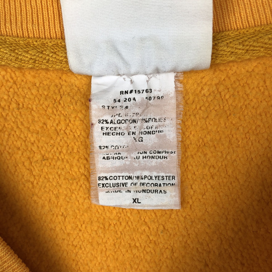 Champion REVERSE WEAVE Reverse Weave One-Point Logo Sweatshirt, Men's XL cotton yellow type Vintage Second Hand