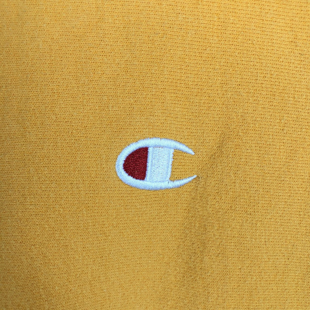 Champion REVERSE WEAVE Reverse Weave One-Point Logo Sweatshirt, Men's XL cotton yellow type Vintage Second Hand
