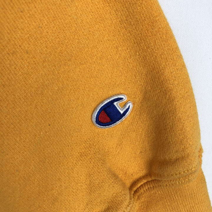 Champion REVERSE WEAVE Reverse Weave One-Point Logo Sweatshirt, Men's XL cotton yellow type Vintage Second Hand