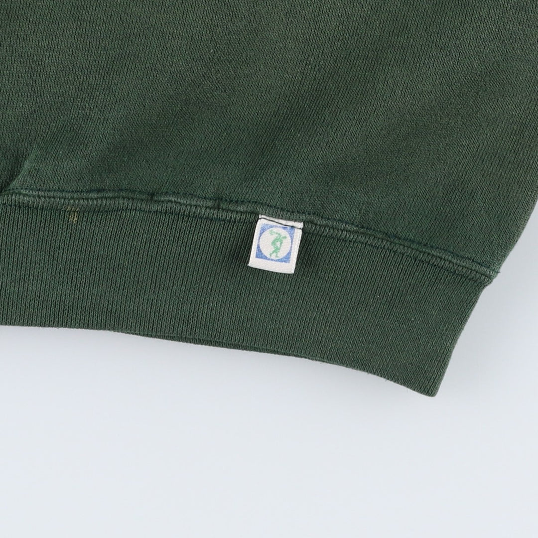 90'S Discus Athletic Solid Color Blank Sweatshirt, Made in USA, Men's Size XL, Vintage cotton Green type dark green Vintage Second Hand