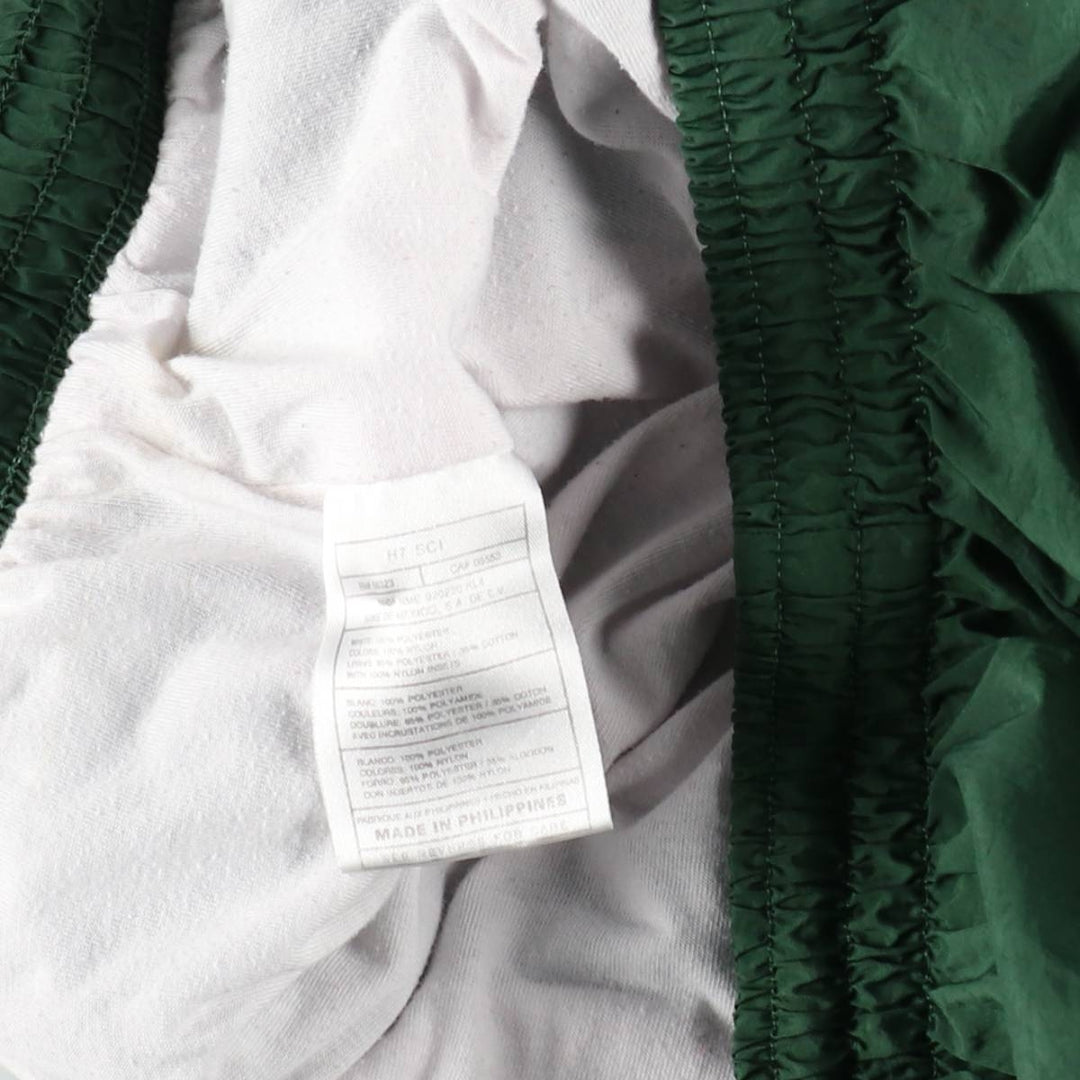 90'S Nike Warm-Up Pants, Nylon, Shaka Shaka Pants, Men's Size L, Vintage polyester green type Vintage Second Hand