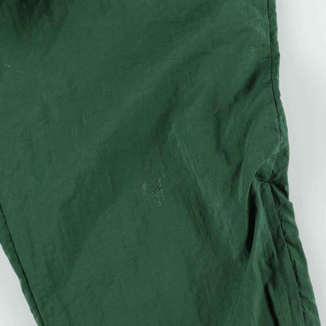 90'S Nike Warm-Up Pants, Nylon, Shaka Shaka Pants, Men's Size L, Vintage polyester green type Vintage Second Hand