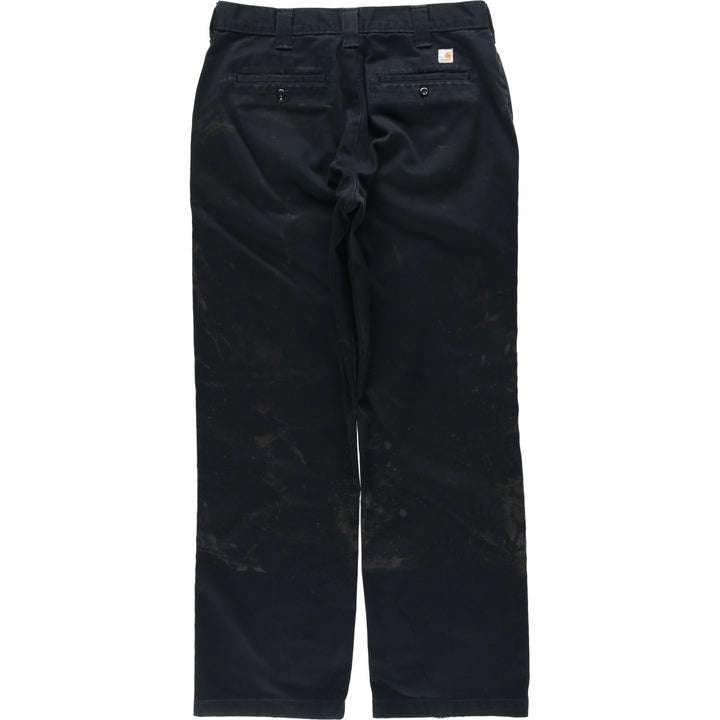 Carhartt Blended Twill Pant, Men's Work Pants, Size W34 unclear black type Vintage Second Hand