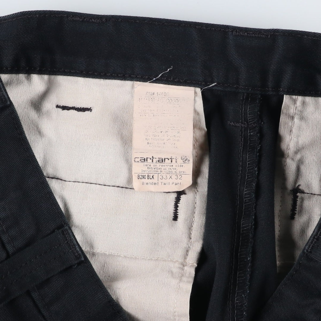 Carhartt Blended Twill Pant, Men's Work Pants, Size W34 unclear black type Vintage Second Hand