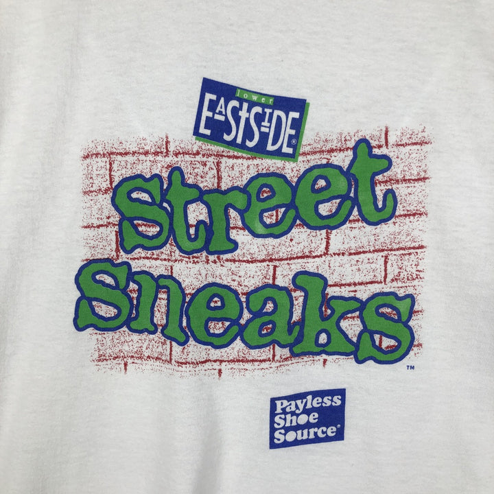 ~90'S Screen Stars Payless ShoeSource Advertising T-shirt, Men's XL equivalent. cotton white type Vintage Second Hand