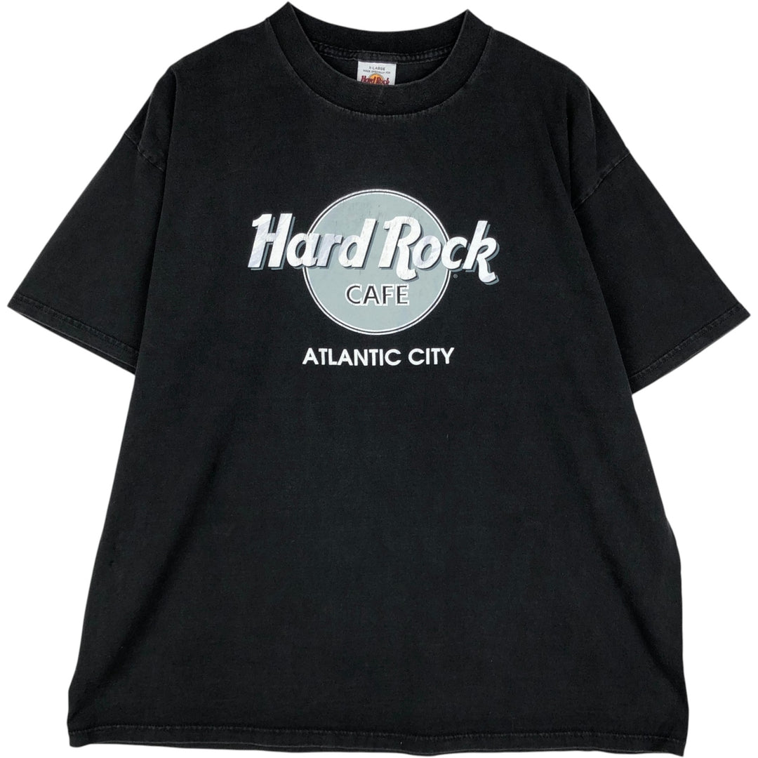 HARD ROCK CAFE Hard Rock Cafe Advertising T-shirt Made in USA Men's XL cotton black type Vintage Second Hand