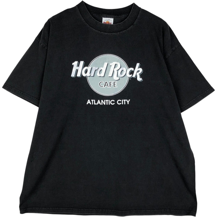 HARD ROCK CAFE Hard Rock Cafe Advertising T-shirt Made in USA Men's XL cotton black type Vintage Second Hand
