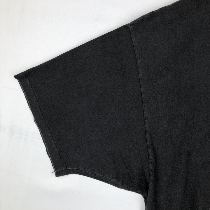 90'S Hanes BEEFY-T Dick Clark's American Bandstand Grill Advertising T-Shirt, Made in USA, Men's XXL equivalent. cotton black type Vintage Second Hand