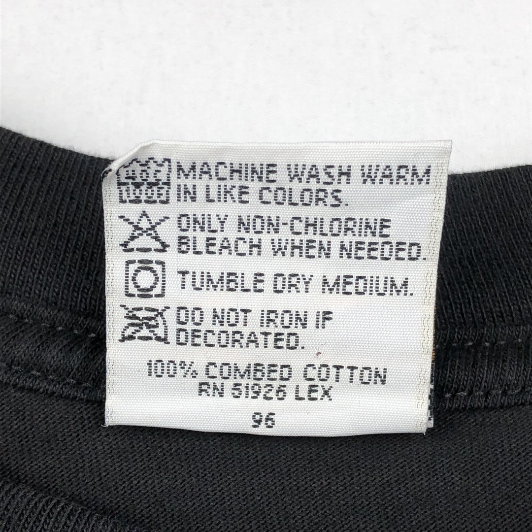 HARD ROCK CAFE Hard Rock Cafe Advertising T-Shirt, Made in USA, Men's Size M cotton black type Vintage Second Hand