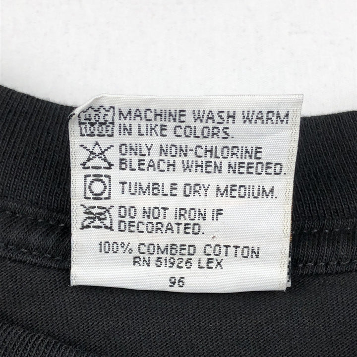 HARD ROCK CAFE Hard Rock Cafe Advertising T-Shirt, Made in USA, Men's Size M cotton black type Vintage Second Hand