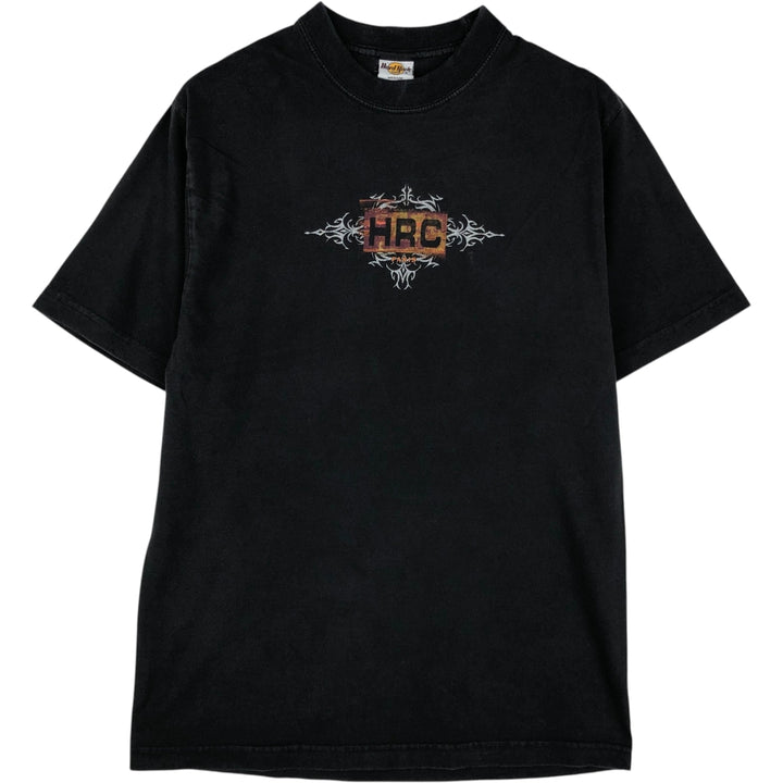 HARD ROCK CAFE Hard Rock Cafe Advertising T-shirt Men's M size cotton black type Vintage Second Hand