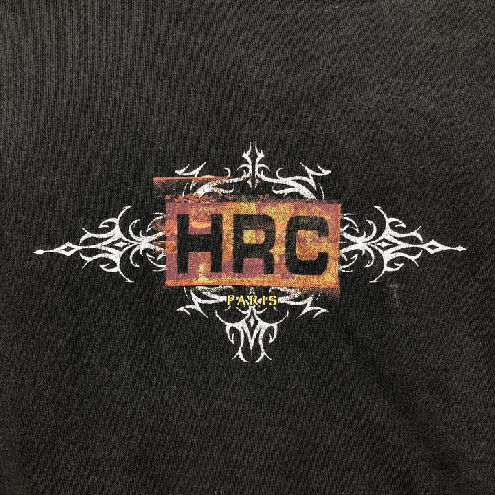 HARD ROCK CAFE Hard Rock Cafe Advertising T-shirt Men's M size cotton black type Vintage Second Hand