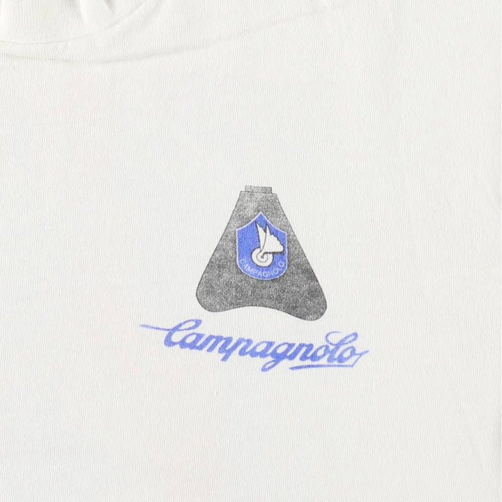 90'S BELTON Campagnolo Advertising T-Shirt, Made in USA, Men's Size L (Equivalent), Vintage cotton white type Vintage Second Hand