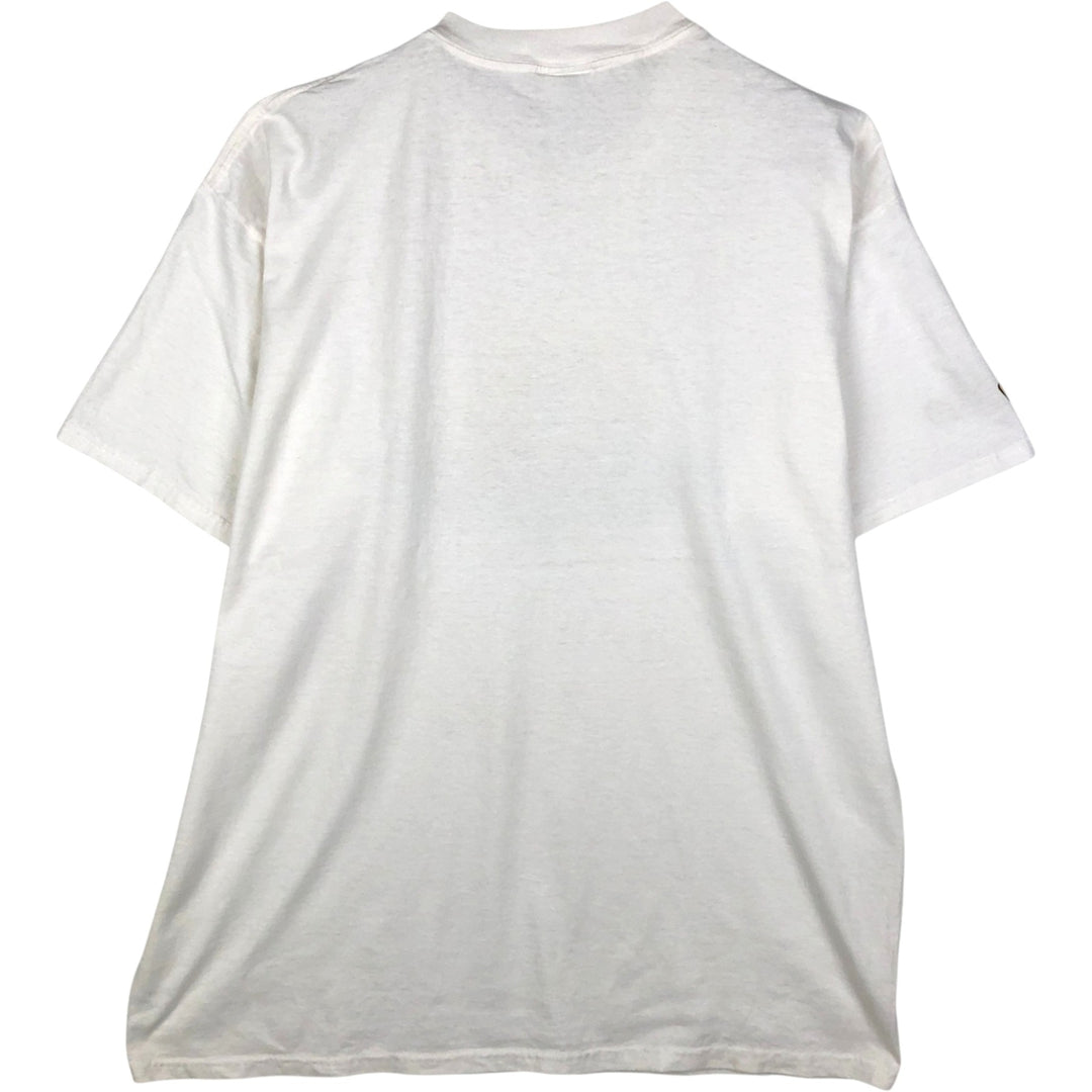 Delta Miller Lite Advertising T-Shirt, Men's Size XL (approx.) cotton white type Vintage Second Hand